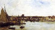 Charles-Francois Daubigny Port of Dieppe France oil painting reproduction